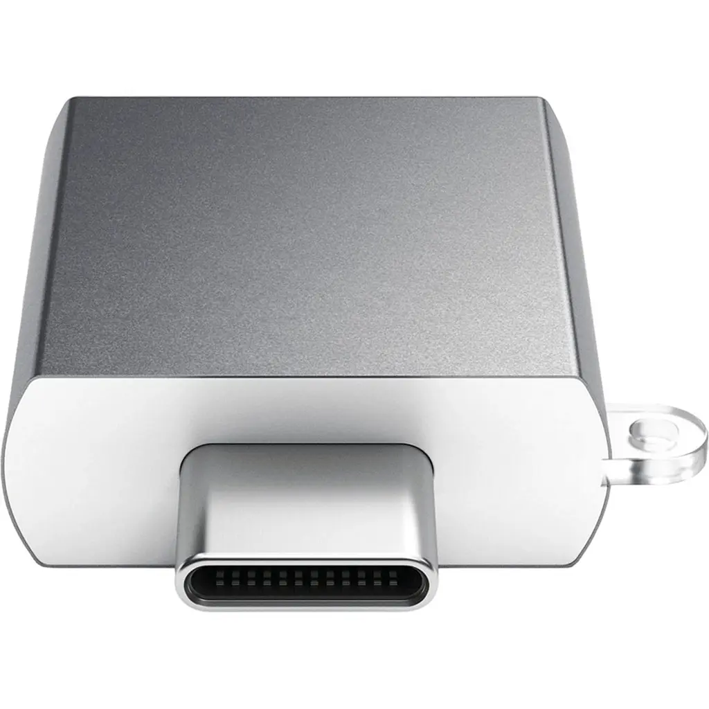 Адаптер Satechi Aluminum Type-C to USB-A 3.0 Adapter Space Gray (ST-TCUAM) - фото 3