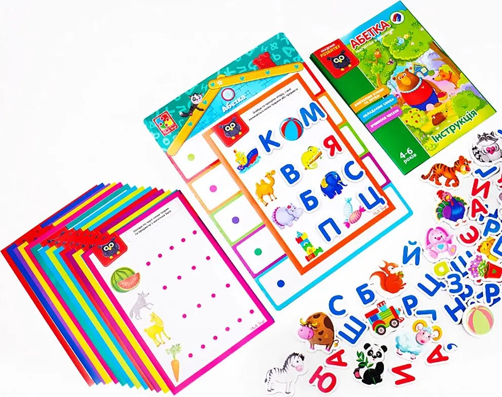 Абетка з магнітною дошкою Vladi Toys VT5412-01 shop (4820234760336) - фото 2