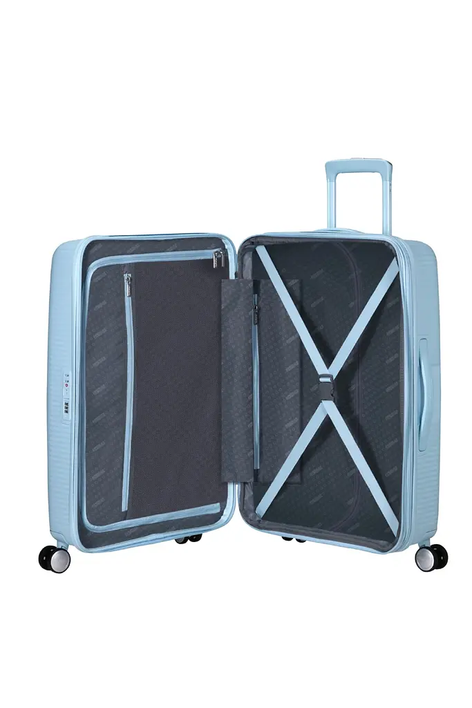 Валіза American Tourister SOUNDBOX 67 см PASTEL BLUE 67x46,5x29(32) 32G*22002 - фото 2