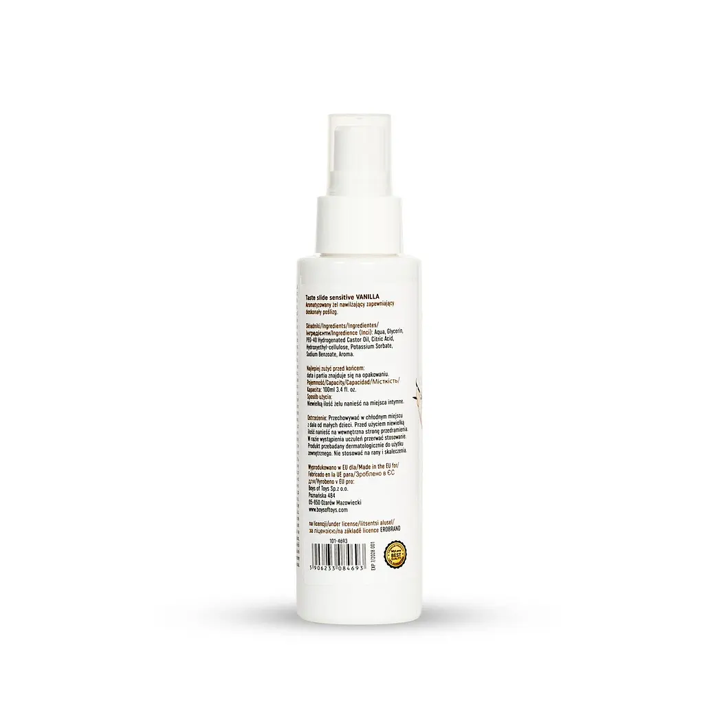 Лубрикант на водній основі MyLove Taste Slide Sensitive Vanilla, 100 мл - фото 2
