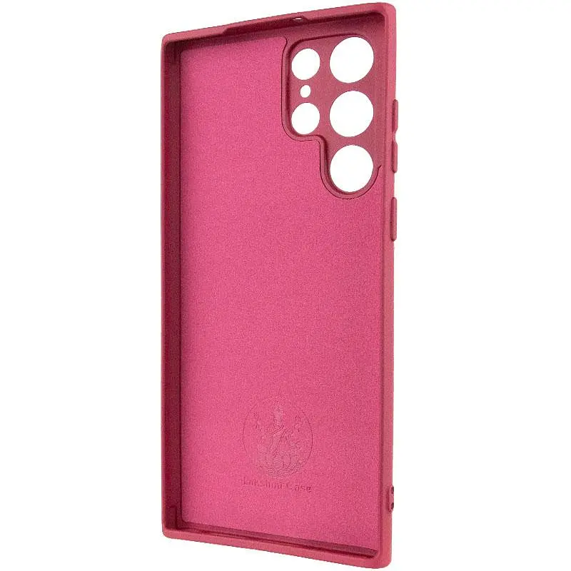 Чехол TPU Getman Liquid Silk Full Camera для Samsung Galaxy S24 Ultra Бордовый/Marsala - фото 4