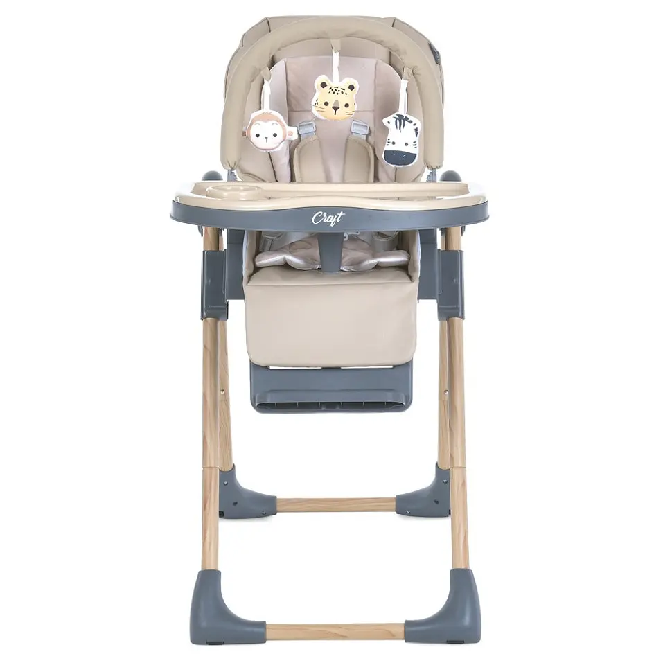 Стільчик для годування CRAFT ME 1115-W Beige до 15 кг - фото 4