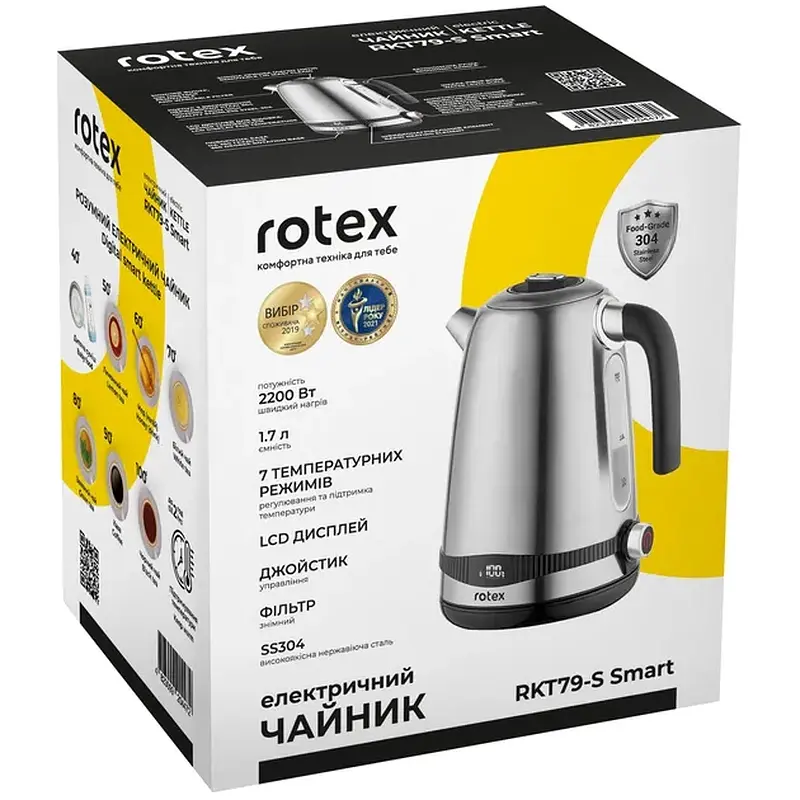 Электрочайник Rotex RKT79-S Smart - фото 9
