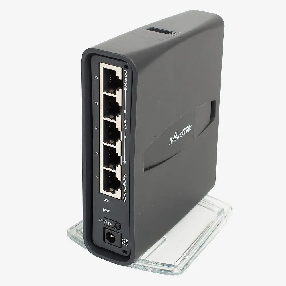 Беспроводной маршрутизатор (роутер) Mikrotik hAP ac lite tower (RB952Ui-5ac2nD-TC) - фото 7