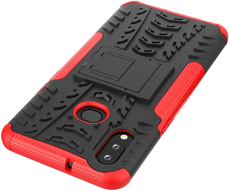 Чохол-накладка TOTO Dazzle Kickstand 2 in 1 Case Samsung Galaxy A10s Red - фото 5