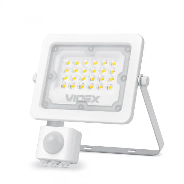 LED прожектор VIDEX F2e 10W 5000K с датчиком движения и освещенности - фото 2