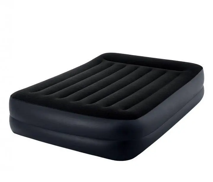 Двоспальне надувне ліжко Intex 64124 Pillow Rest Raised Bed з вбудованим електронасосом 152 x 203 x 42 с - фото 3
