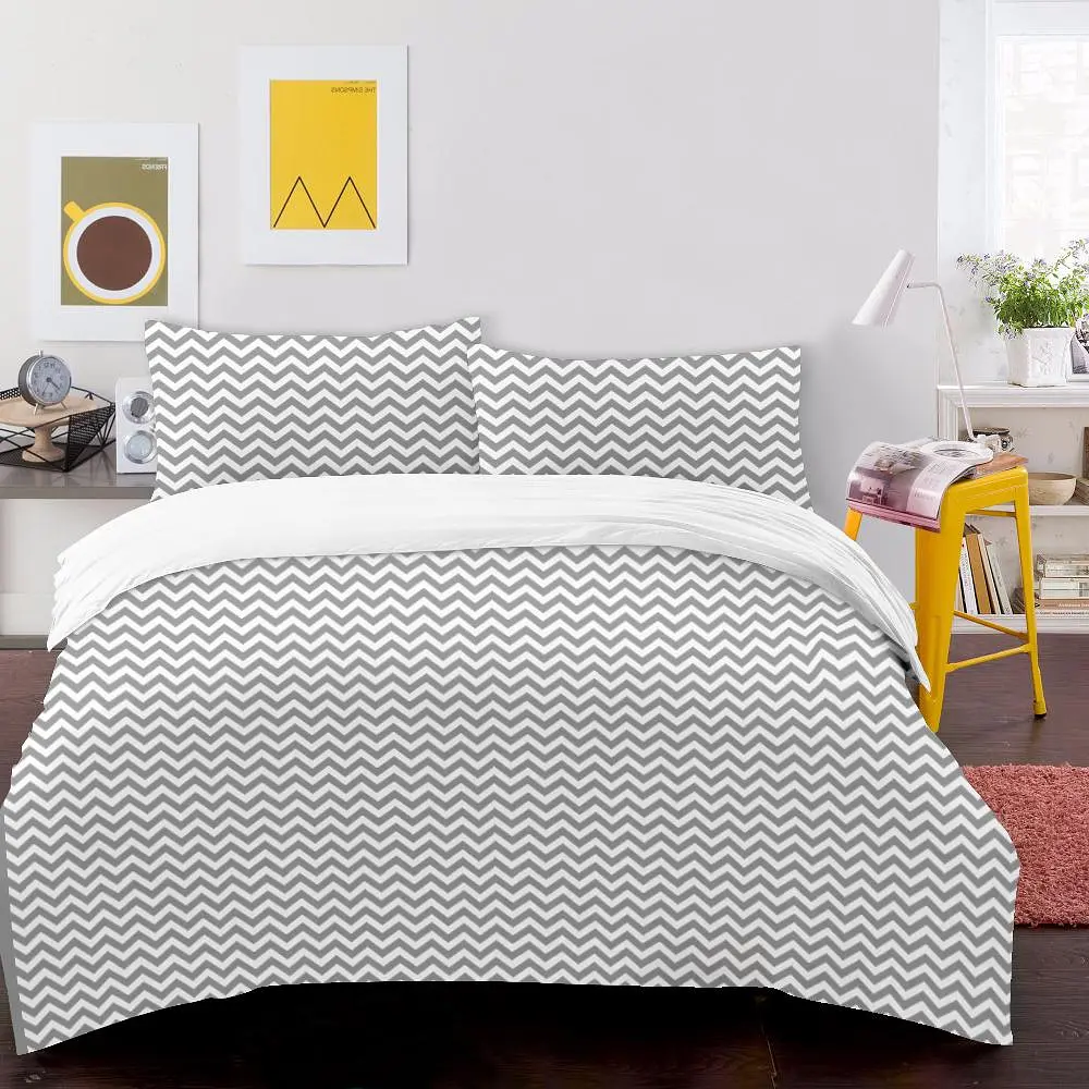 Євро постільна білизна GREY ZIGZAG COSAS (4822055327774) - фото 2