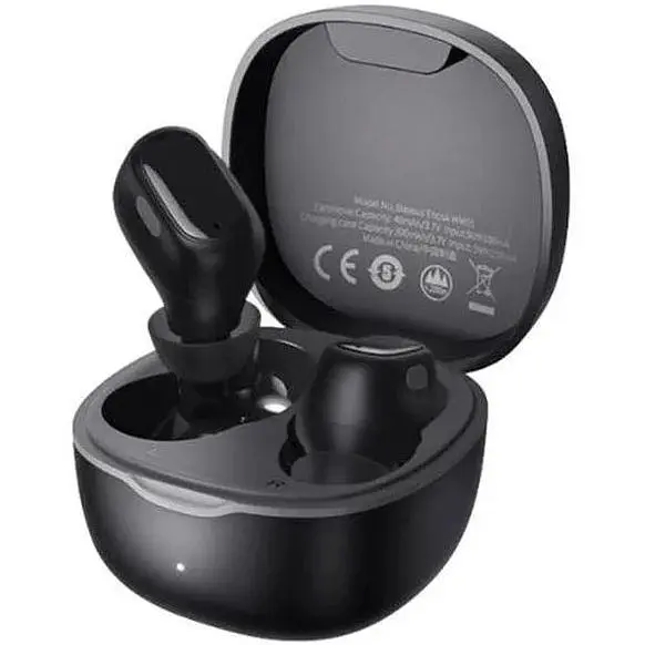 Наушники беспроводные TWS Baseus Encok WM01 (NGTW240001) черные - фото 2