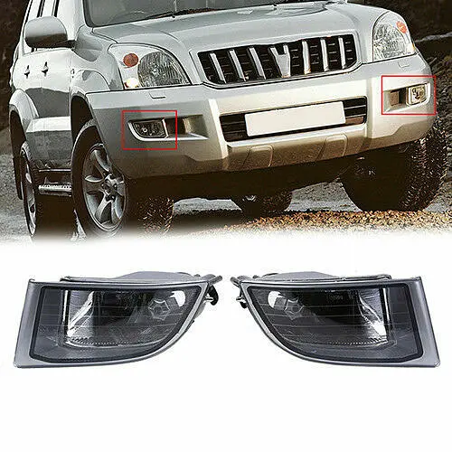 Протитуманні фари для Toyota Prado FJ120 2003-2009 H3 12V 55W з проводкою Комплект (TY-040) - фото 2