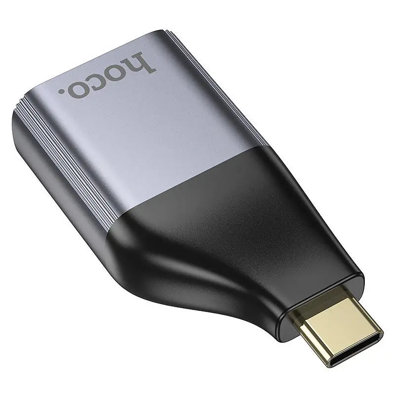 Перехідник Hoco Type-C to RJ45 adapter UA35 100Mbps - фото 2
