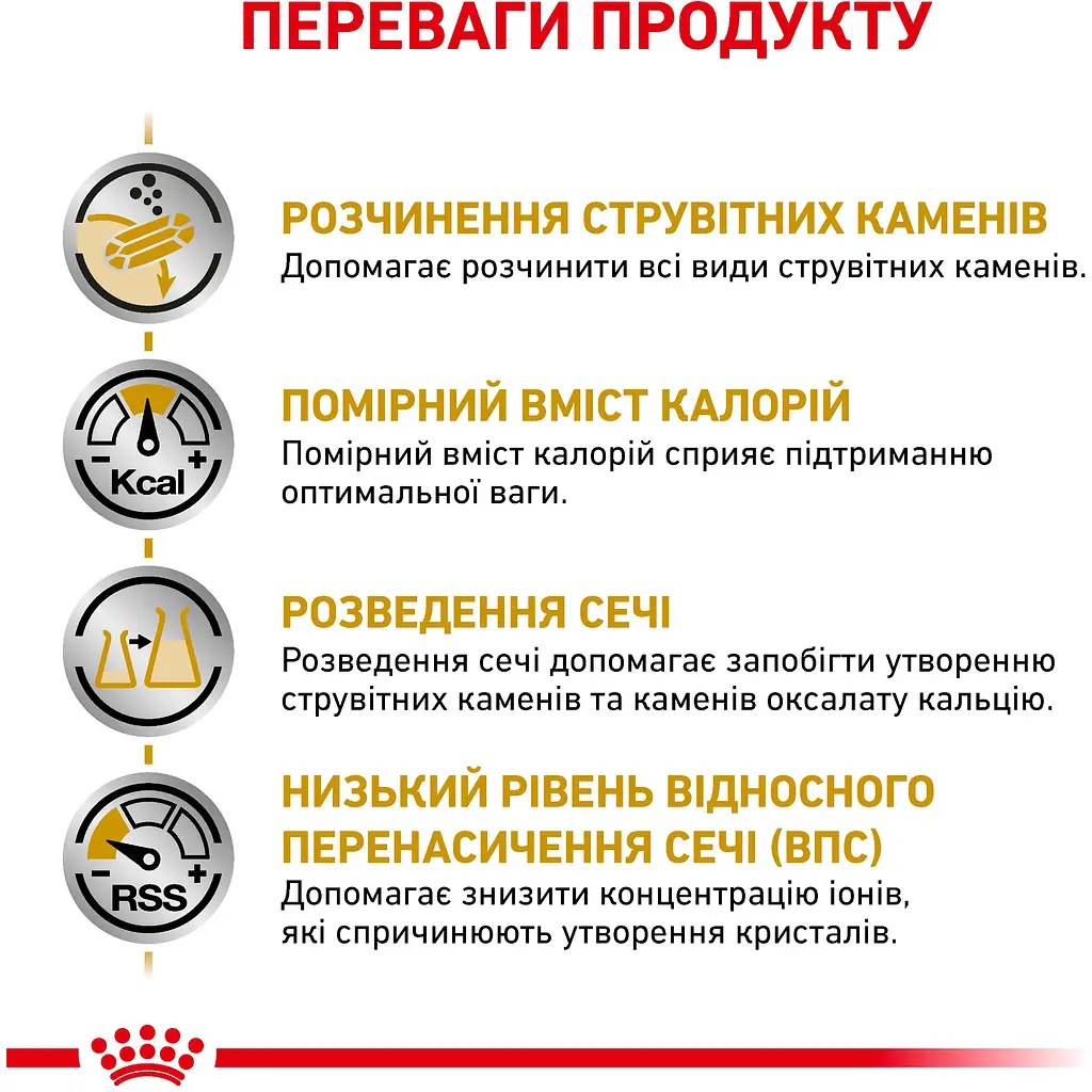 Корм для дорослих котів Royal Canin Urinary S/O Moderate Calorie 0.4 кг - фото 6