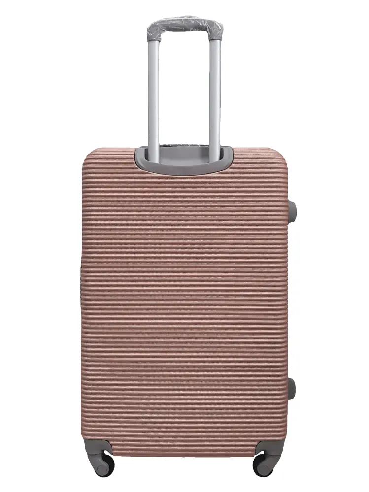 Валіза велика L ABS-пластик Milano bag 004 75,5×50×33,5см 105л Рожеве золото - фото 3