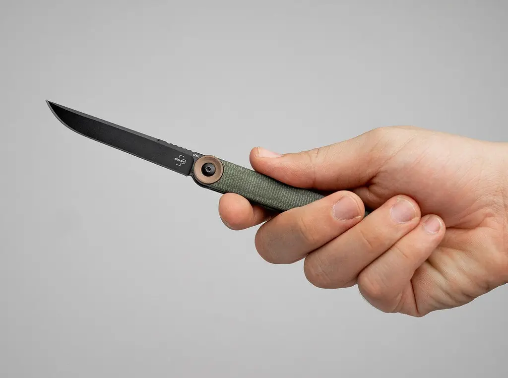 Ніж Boker Plus Kaizen, Micarta ц:зелений - фото 9