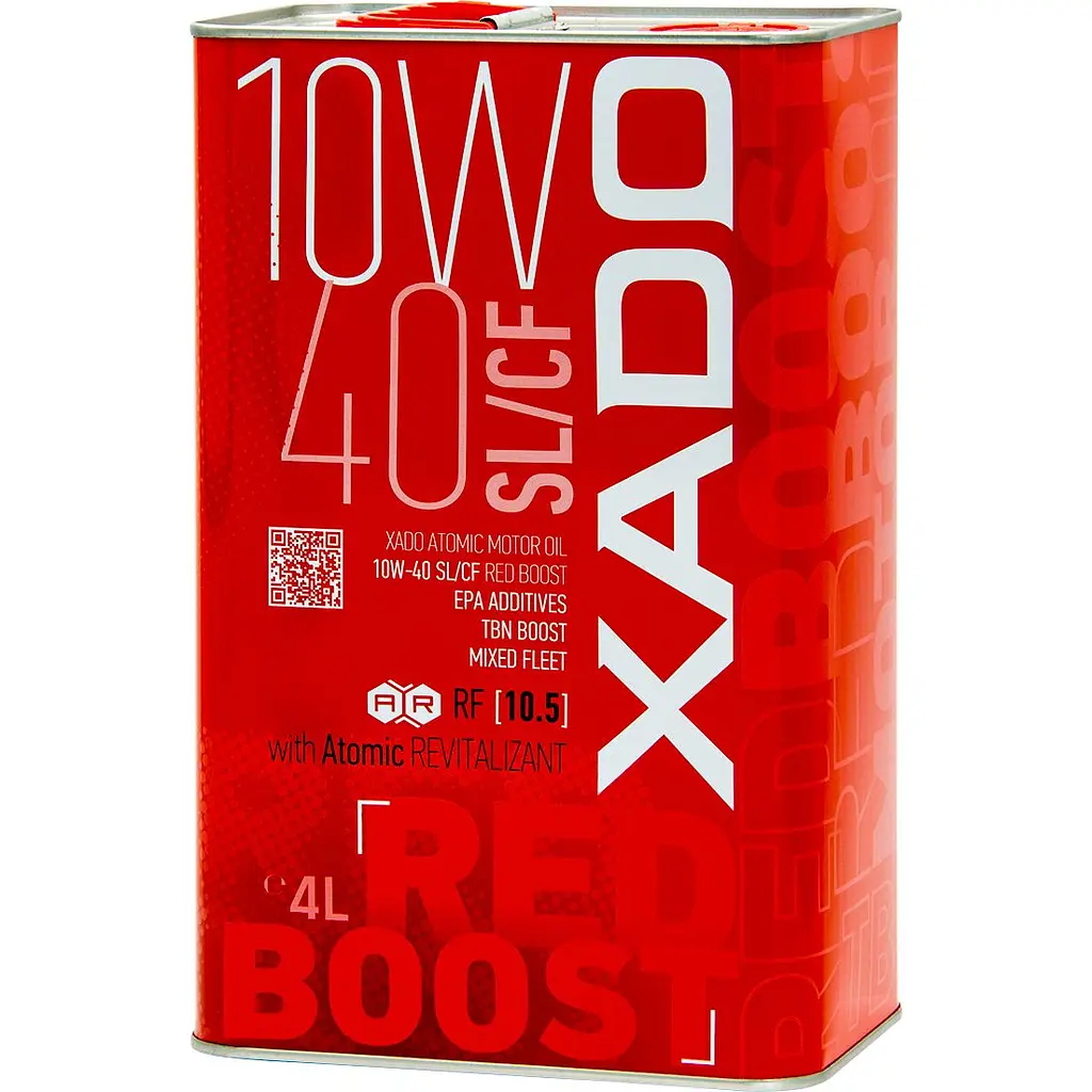Моторна олива XADO 10W-40 SL/CF Red Boost напівсинтетична 4 л - фото 2