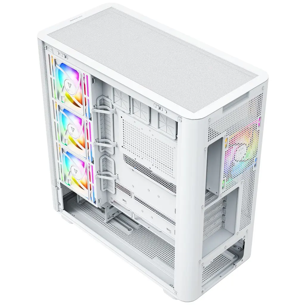Корпус Modecom VOLCANO AQ400 ARGB MIDI SIDE LCD 6,2”, 4x120 мм fans WHITE без БЖ ATX (MC-A-AQ400-4FA-W) - фото 7
