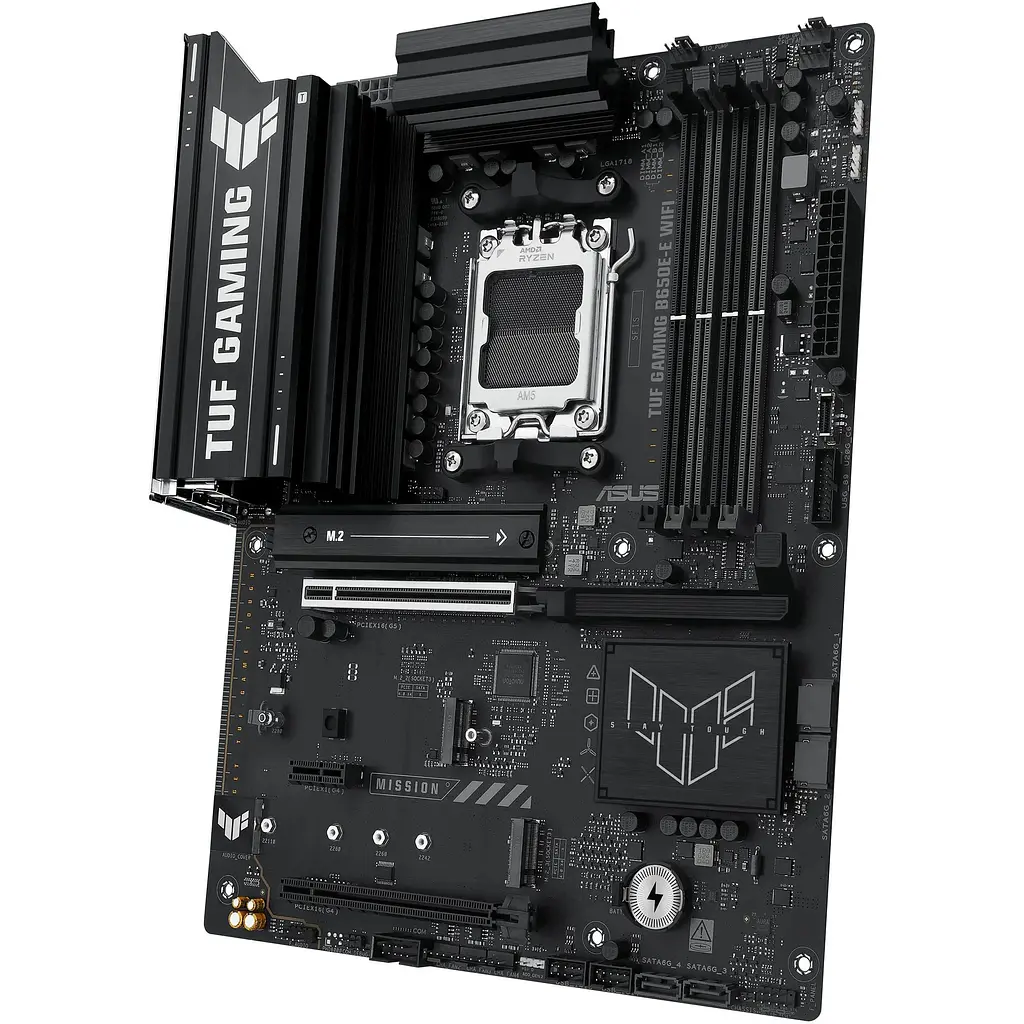 Материнська плата Asus TUF Gaming B650E-E WIFI sAM5 B650 4xDDR5 M.2 HDMI DP WiFi BT ATX - фото 5