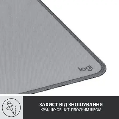 Килимок для мишки Logitech Desk Mat Studio Series Mid Grey (956-000052) - фото 6