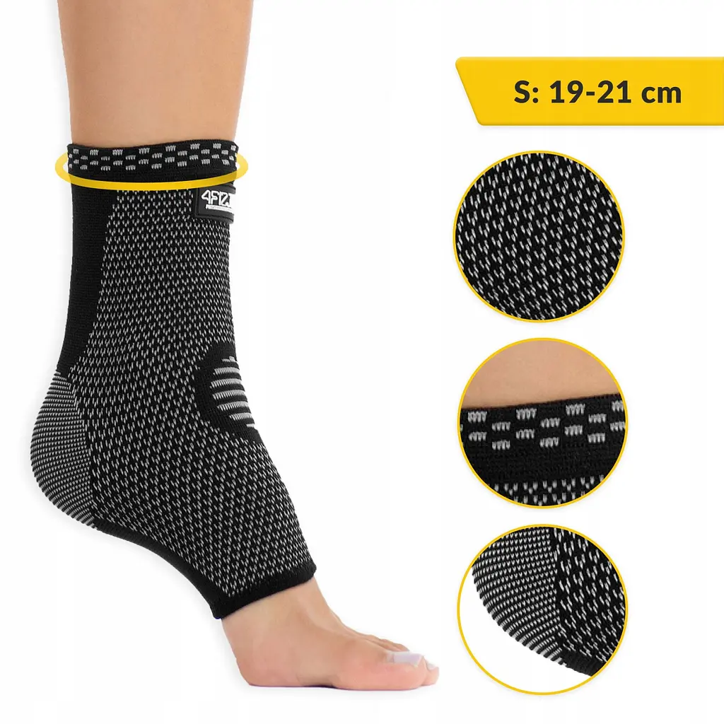 Фіксатор (бандаж) для гомілкостопу 4FIZJO 1 шт 4FJ0467 Size S (P-5907739318060) - фото 2