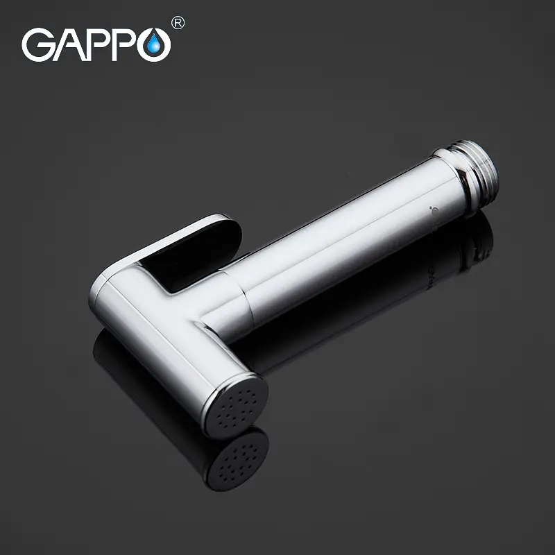 Змішувач для душу гігієнічний вбудований білий/хром Gappo Noar 1/8, Білий G7248 - фото 8