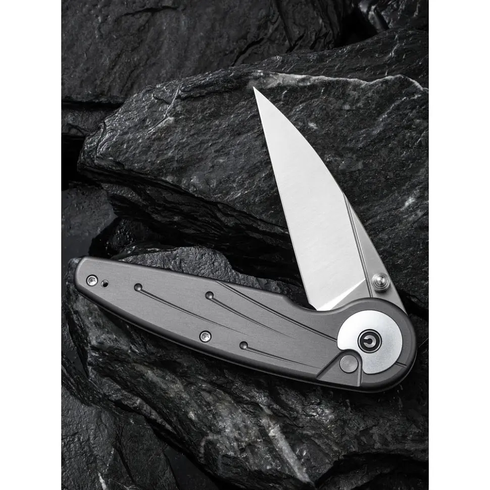 Ніж складаний туристичний Civivi Starflare, (8.4 см) Nitro-V / Aluminum сірий - фото 12
