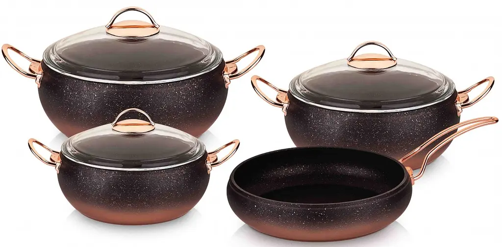 Набір посуду O.M.S. Collection 3023 Bronze 7 предметів