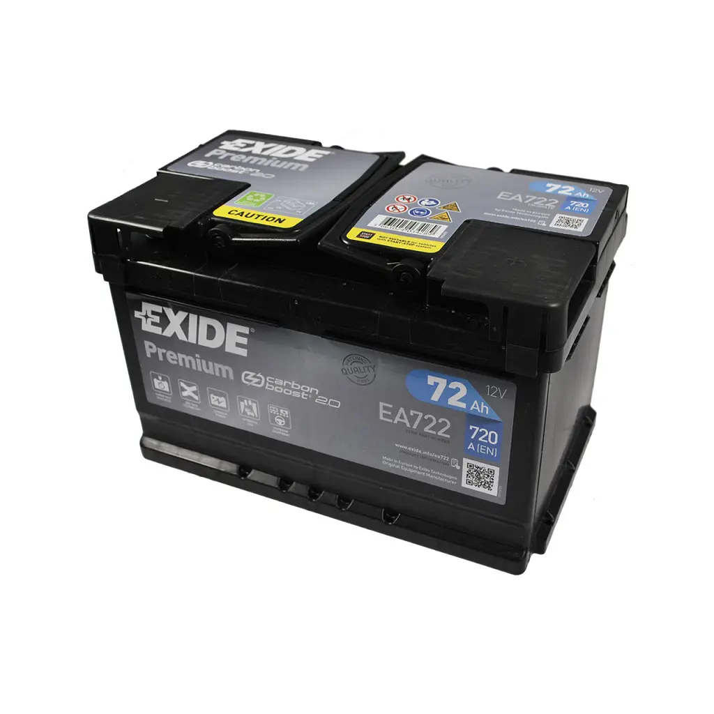 Акумулятор автомобільний EXIDE PREMIUM 72A (EA722) - фото 4