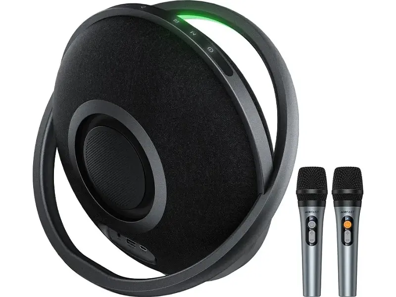 Портативна колонка Acefast K5 Max portable wireless speaker Black (6974316285670) - фото 4