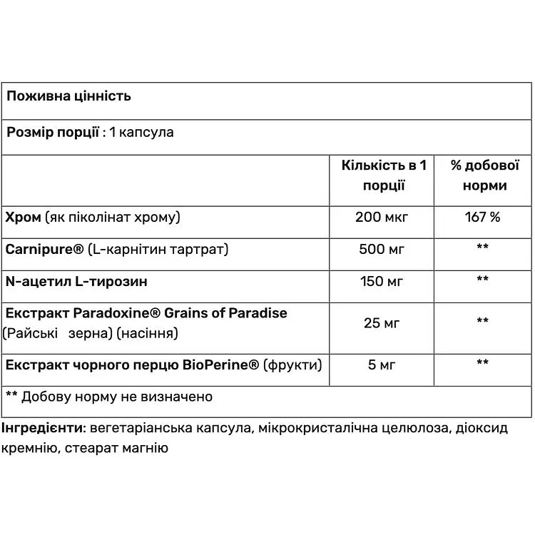 Комплекс для схуднення Nutrex Research Lipo 6 Black UC Stim-Free 60 капсул - фото 2