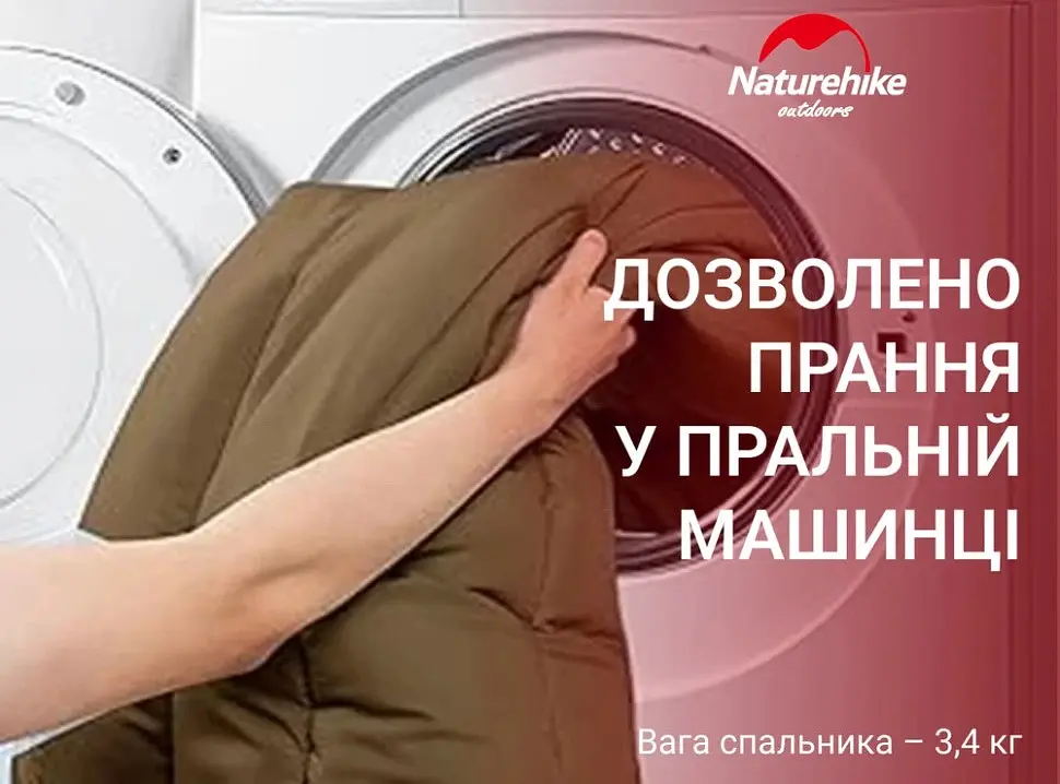 Спальний мішок Naturehike CR450 (CNH22SD011) 3 в 1 - коричневий - фото 6