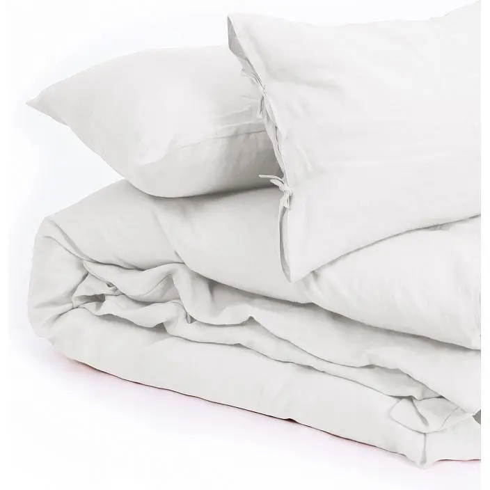 Підковдра MirSon Linen Winter flower льон 200х220 см біла (2200008249366) - фото 7