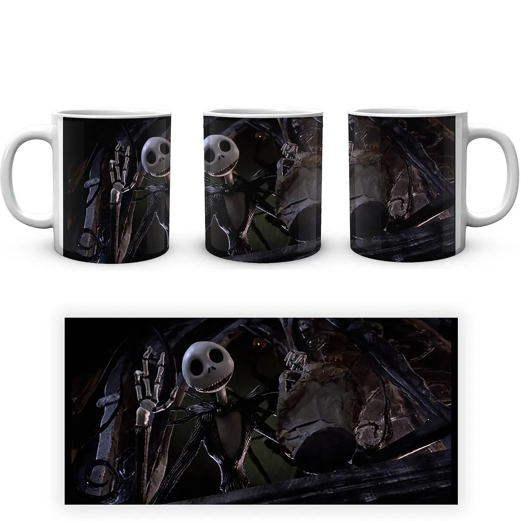 Кухоль GeekLand The Nightmare before Christmas Жах перед Різдвом NBC 12 330 мл білий - фото 4