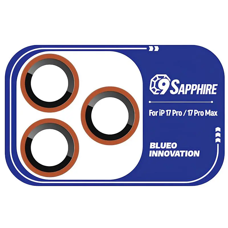 Захисне скло Sapphire на камеру для Apple iPhone 17 Pro Blueo teh0030942 - фото 2