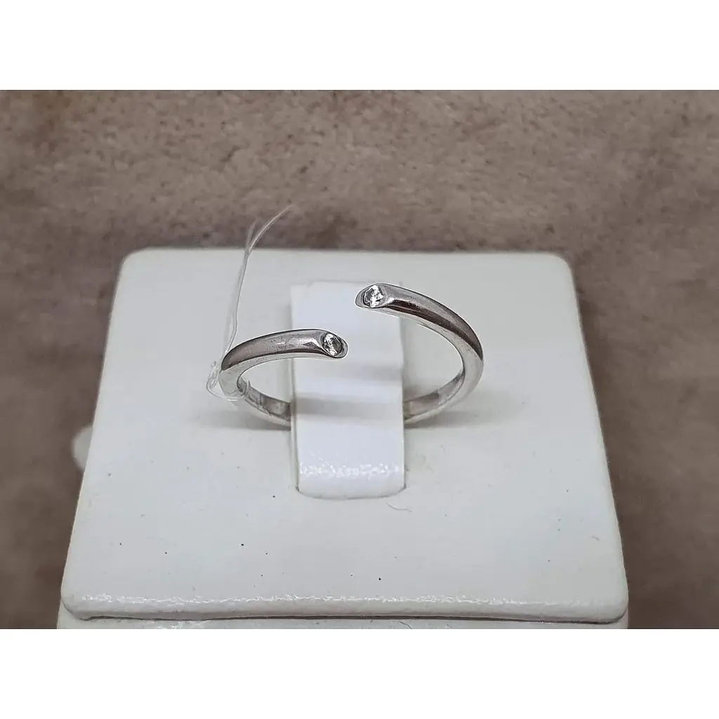 Серебряное кольцо Qvaliz с фианитами. 901-00870 16 15,5 - фото 2