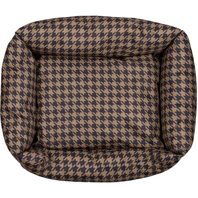 Лежак Barksi Home Гусина лапка прямокутний M 40x60 см коричневий - фото 3