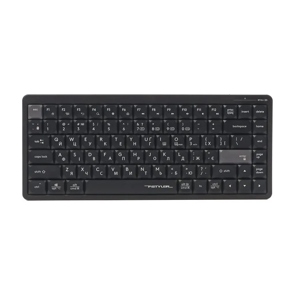 Клавіатура A4Tech FBX53C Wireless/Bluetooth UA Black (4711421001908)