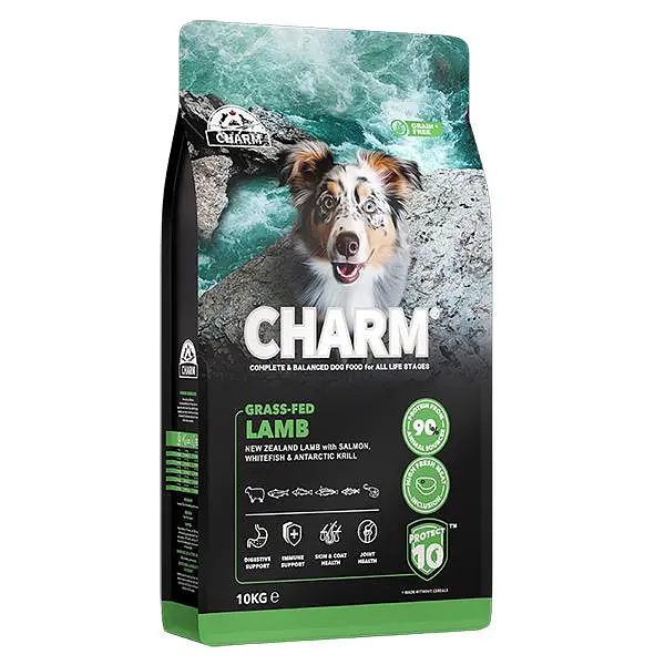 Сухий беззерновий корм для собак Charm Grass-Fed Lamb Чарм холістик, Ягня вигодуване на траві 10 кг (1001416)