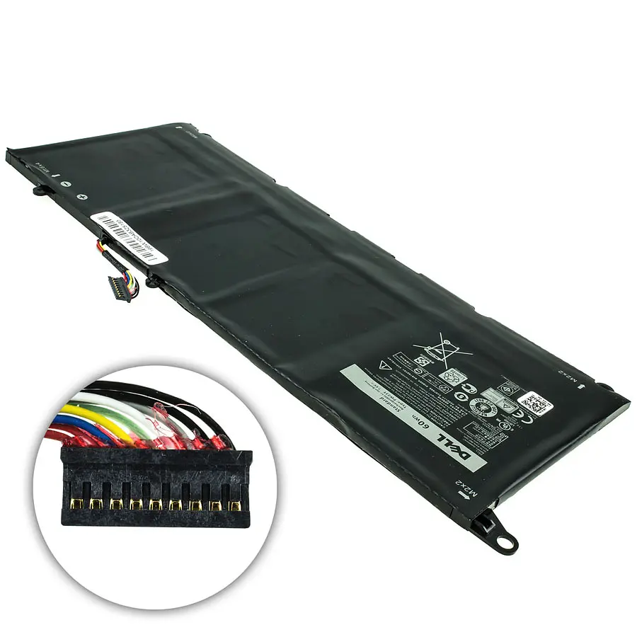Акумулятор для ноутбука Dell PW23Y (XPS 13 9360 series) 7.6V 8085 mAh 60Wh Black - фото 2