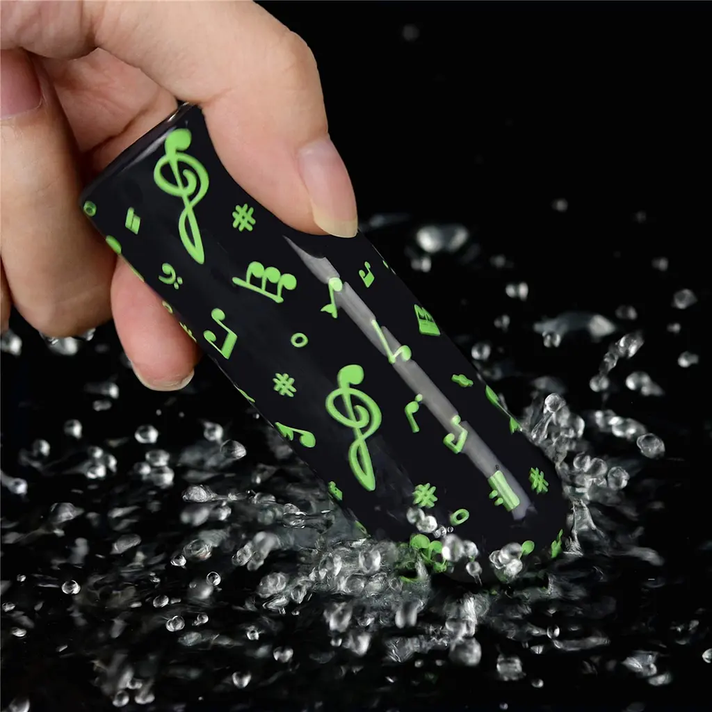 Вібратор для клітора Lovetoy Music Massager Glow In The Dark 8.5 см чорний - фото 10