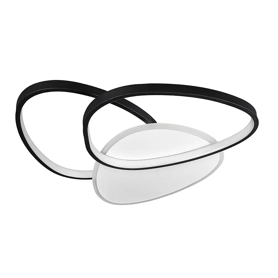 Люстра стельова LED Levistella 7871018, 50W, регульована температура світла, біло-чорний, сучасний стиль для дому - фото 3