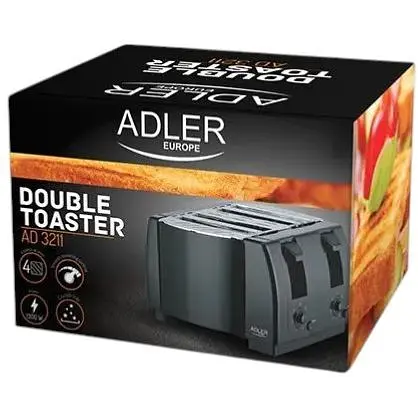 Тостер Adler AD 3211 на 4 ломтика, мощность 1300Вт - фото 7