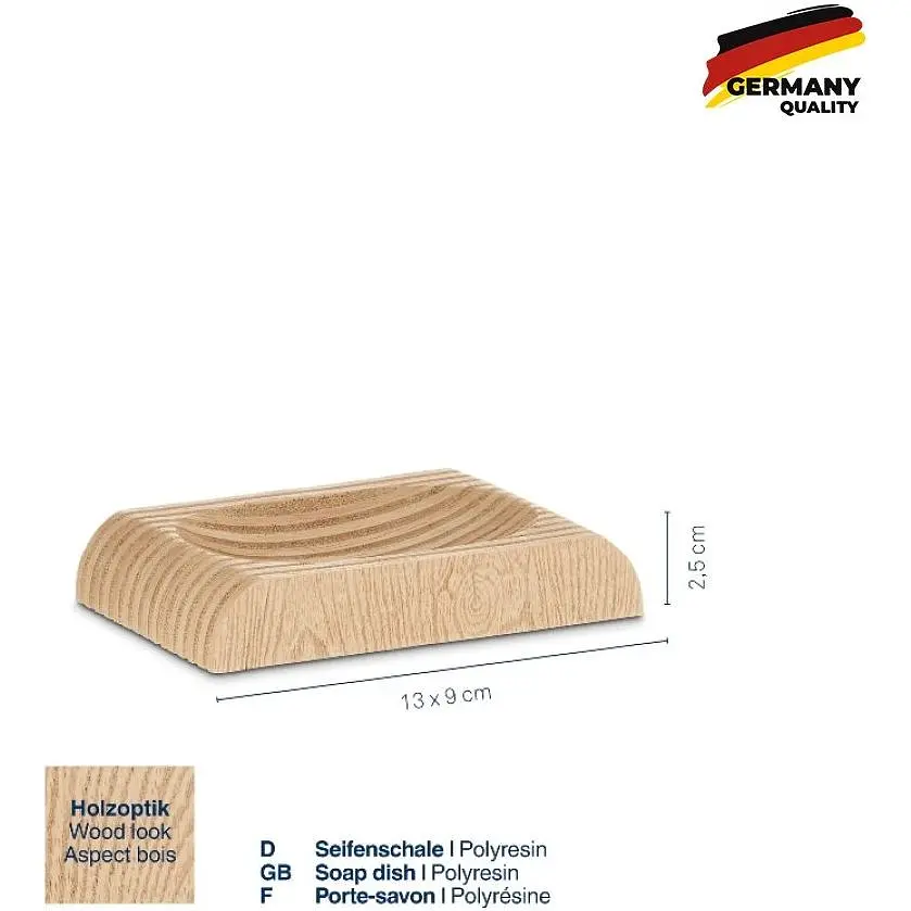 Мильниця Kela Kaiu 13х9х2.5 см під дерево (23682) - фото 2