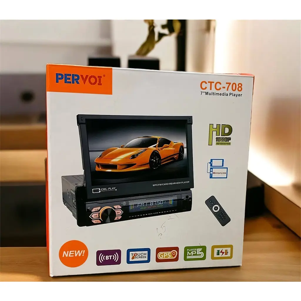 Автомагнітола з 7'' сенсорним HD-екраном, підтримкою Mirror Link, вбудованим GPS і Wi-Fi XPRO CTC-708 (44158-CTC-708_2772) - фото 3