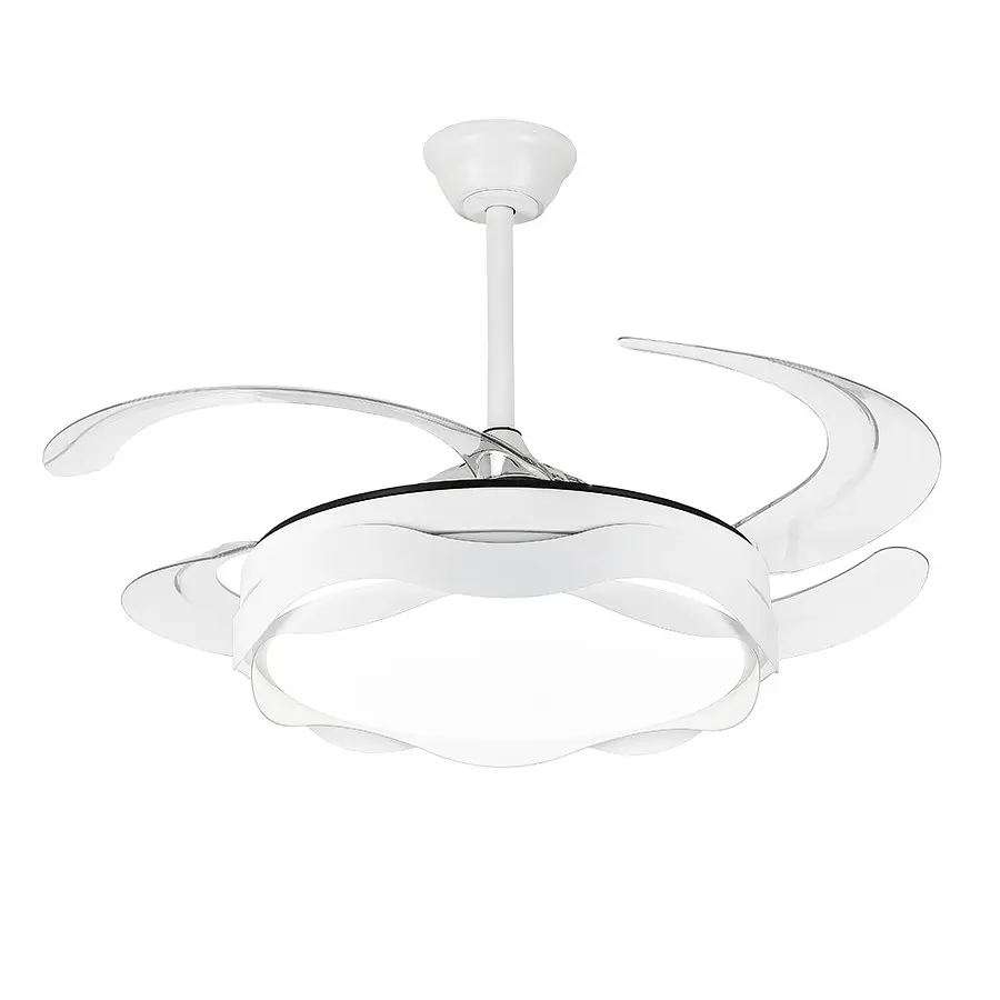 Люстра вентилятор стельова LED Levistella 7943069 (48) WH, 80W, діаметр 1200 мм, білий, сучасний стиль - фото 2