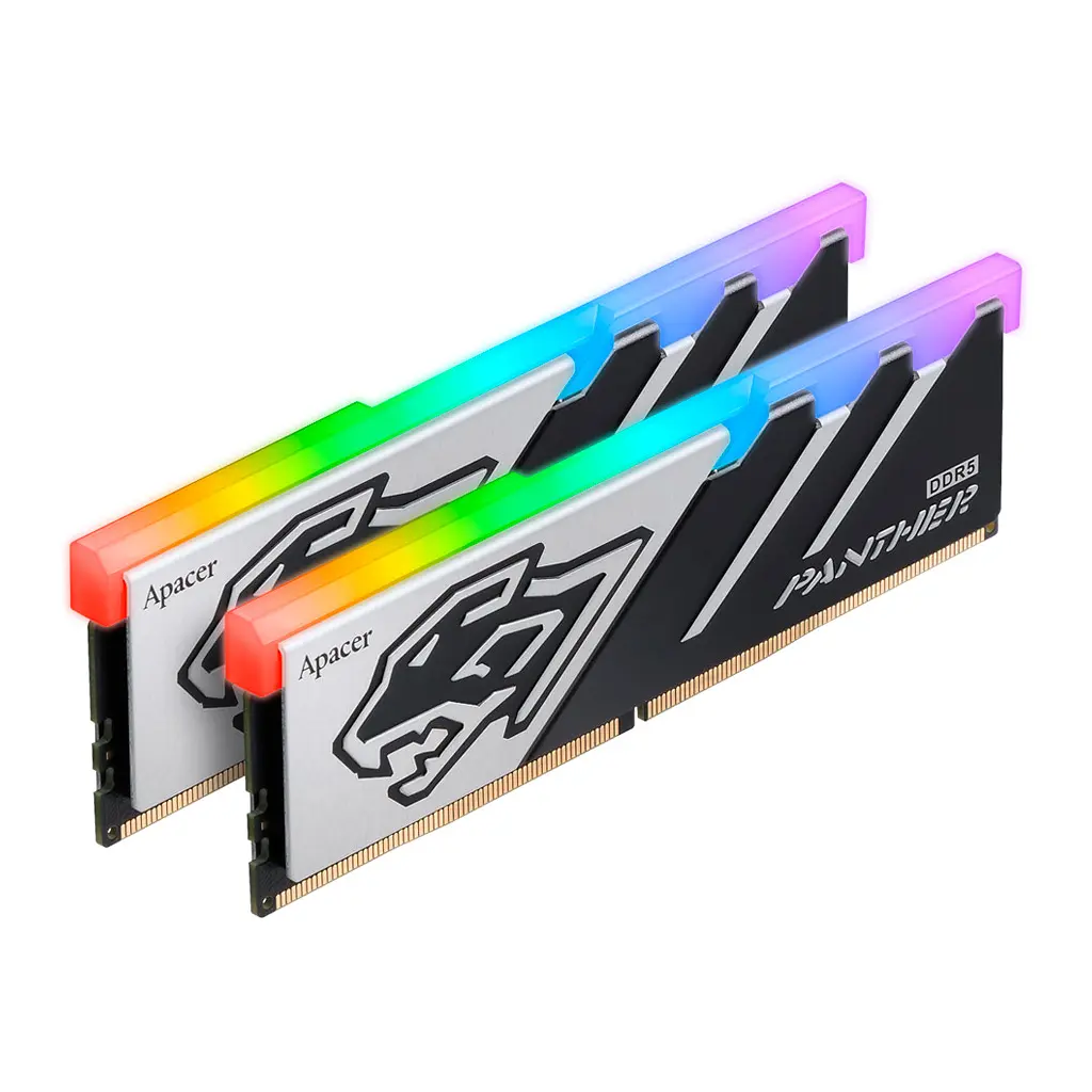Модуль пам'яті для комп'ютера DDR5 32GB (2x16GB) 5600 MHz Panther RGB Apacer (AH5U32G56C5229BAA-2) - фото 2