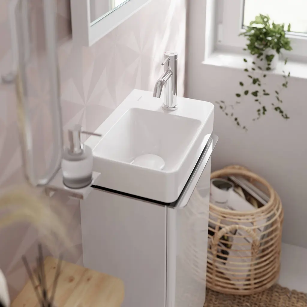 Змішувач для умивальника Hansgrohe Tecturis S CoolStart EcoSmart+ з тягою Pop-up chrome 73302000 - фото 2