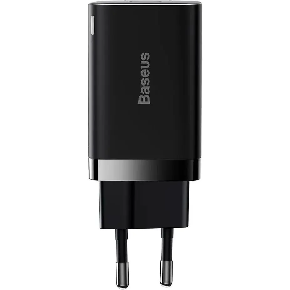Зарядний пристрій Baseus Super Si Pro Quick Charger C+U 30W EU black (CCSUPP-E01) - фото 3