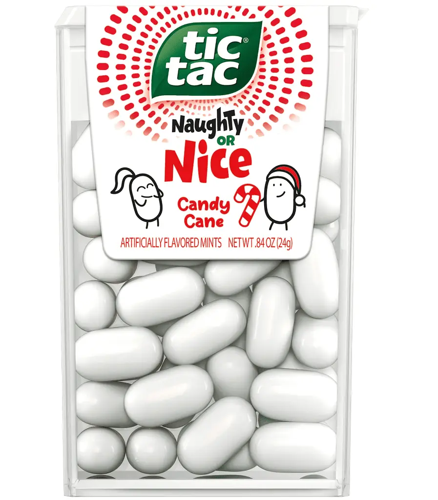 Драже Tic Tac Naughty or Nice Candy Cane Mints 23.8г