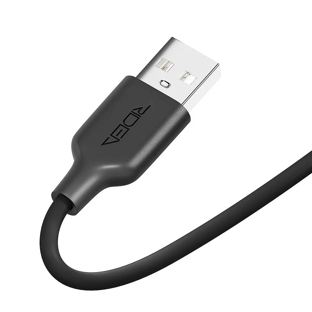 Кабель для заряджання та обміну даними USB Ridea RC-AI21 AirSiliconePro 60W 20V/3A USB-MicroUSB 1 м Чорний - фото 5