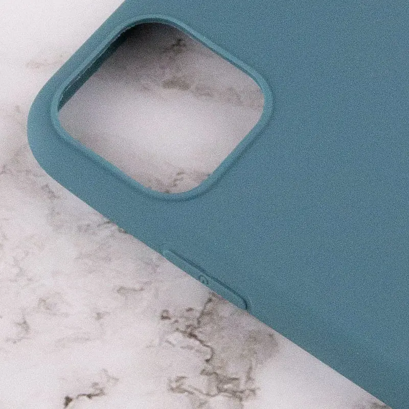 Силиконовый чехол Candy для Apple iPhone 14 Plus (6.7) Синий / Powder Blue - фото 3